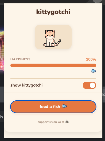 kittygotchi popup